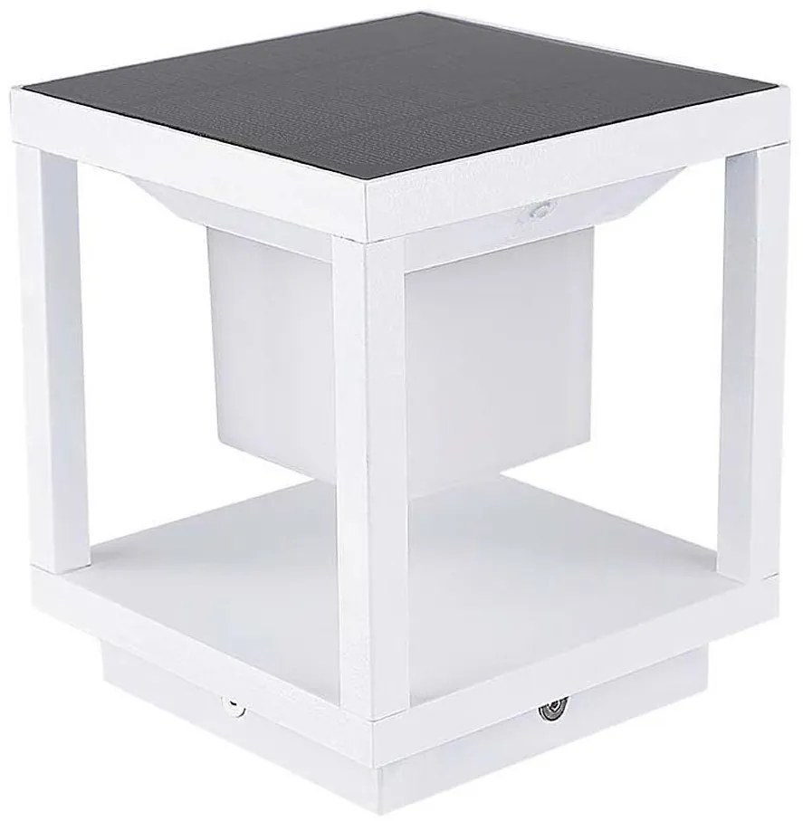 LED Solárne svietidlo so senzorom LED/2W/5,5V 3000K IP65 2600 mAh biela