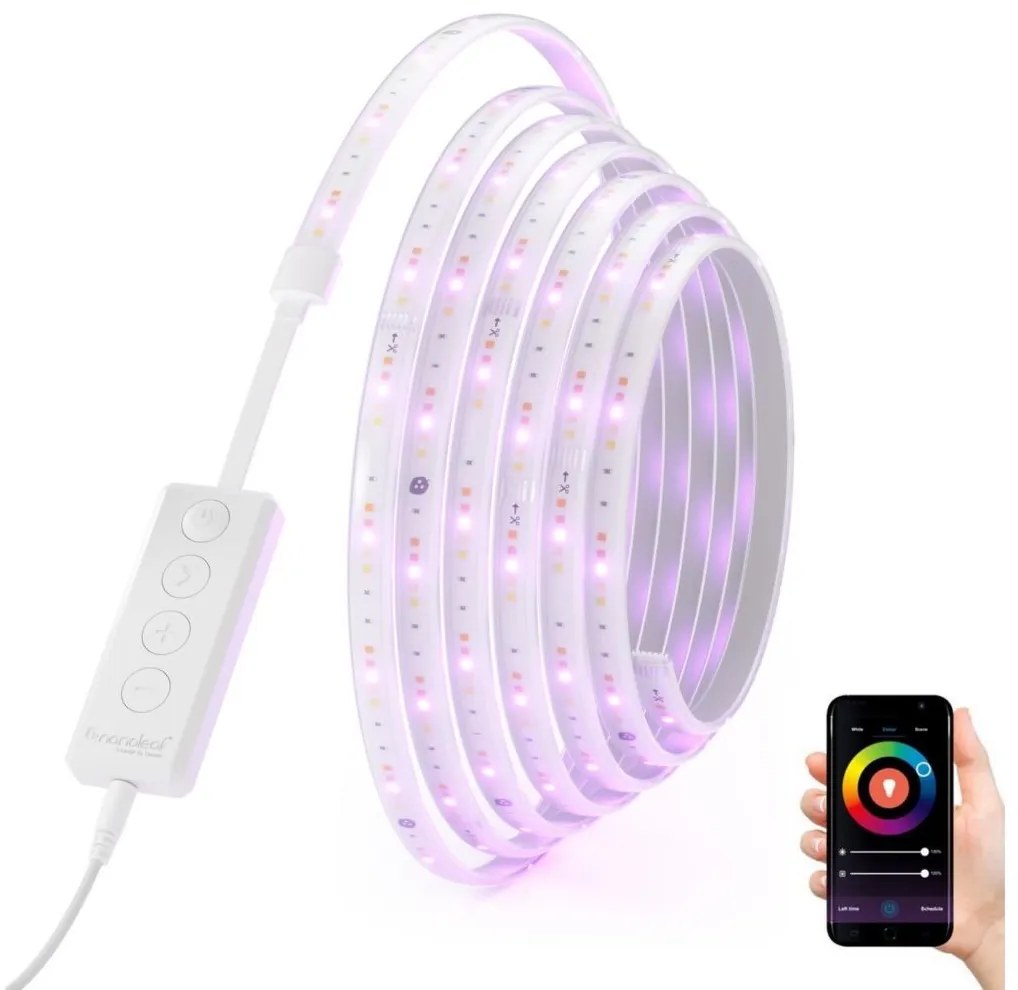 Nanoleaf Nanoleaf NF080K02-5LS- LED RGBW Stmievateľný pásik ESSENTIALS 2700-6500K Wi-Fi 5m NL0047