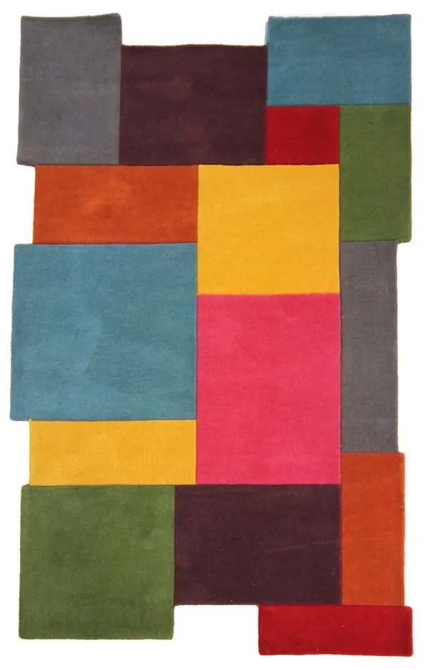 Farebný vlnený koberec Flair Rugs Illusion Collage, 150 x 240 cm