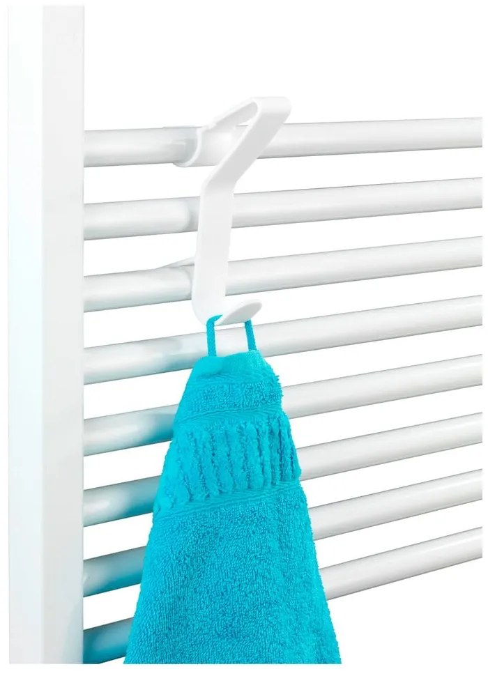 Biely háčik na radiátor Wenko Flexi