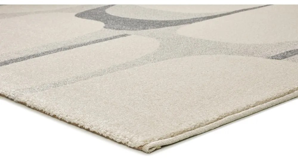 Koberec vo svetlosivej a krémovej farbe 80x150 cm Porto – Universal