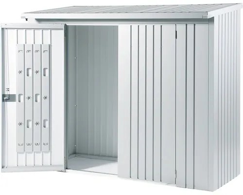 Dverový set pre prístrešok na drevo Biohort Woodstocku 230 strieborný