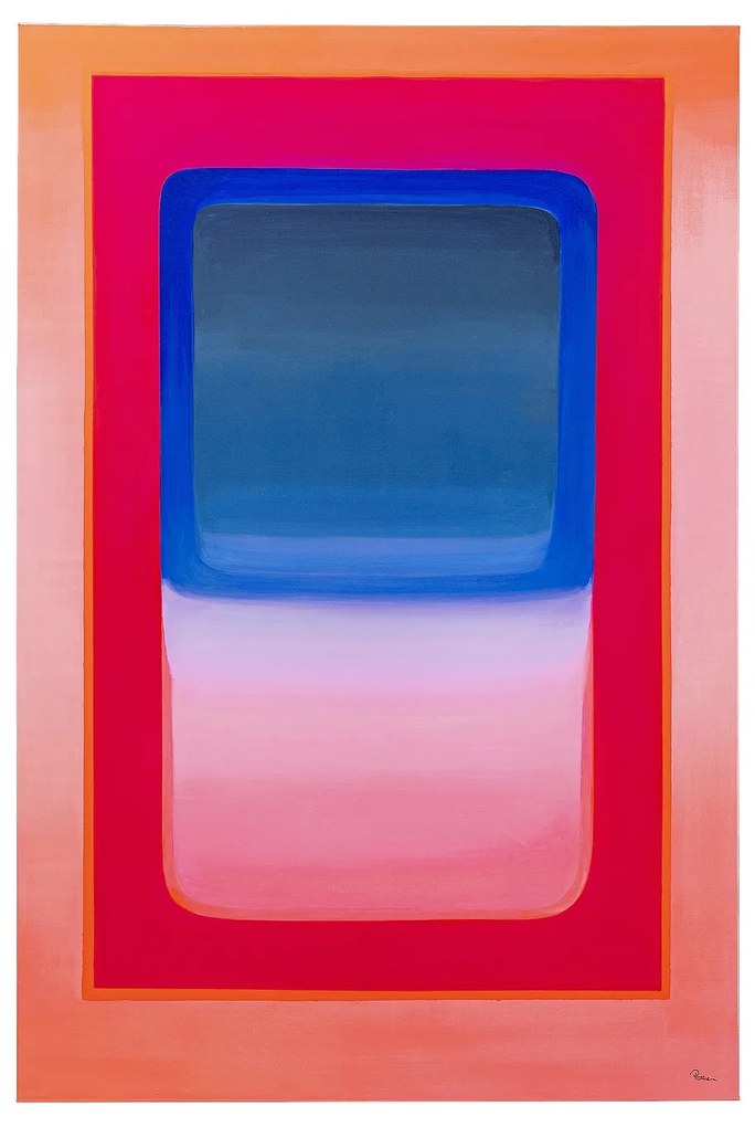 Tendency obraz ružový 150x100 cm