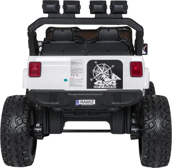 Elektrické autíčko Extreme Sport 4x4 biele