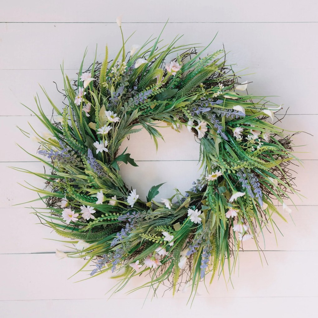 Bella Rose Jarný veniec s levanduľou Bella Rose no. 3 – 55 cm