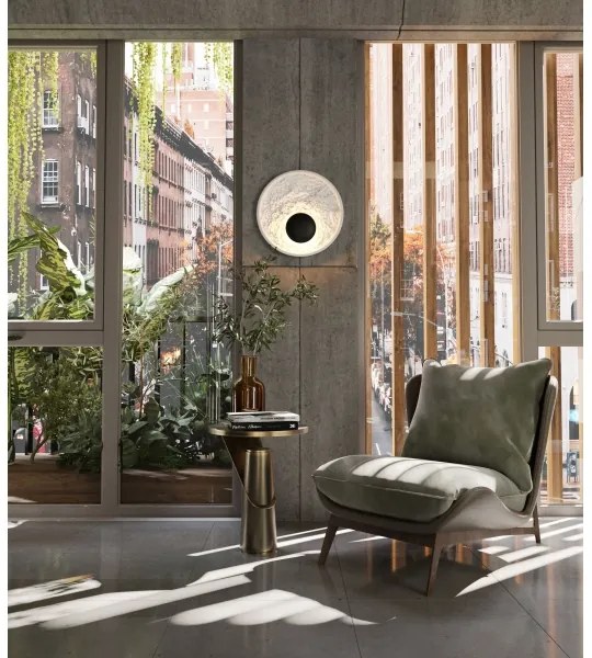 MAXLIGHT W0325 - LED Nástenné svietidlo OYAKA LED/5W/230V pr. 29 cm biela/čierna