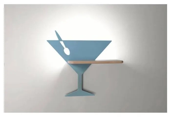Modré LED nástenné svietidlo Piccolo – Candellux Lighting
