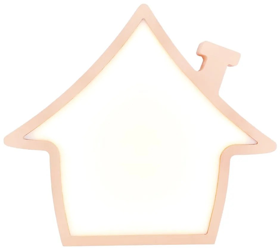 Ružová detská lampička House - Candellux Lighting