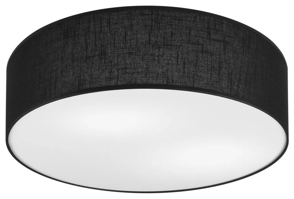 Stropné svietidlo SIRJA DOUBLE 4xE27/15W/230V pr. 45 cm čierna