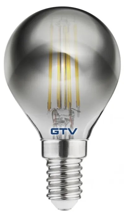 Teplá biela filamentová žiarovka E14, 4 W – GTV