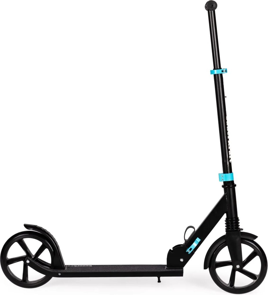 Bauerkraft Skladacia mestská kolobežka pre deti a mládež, nastaviteľná 95–105 cm, 200 mm s odpružením