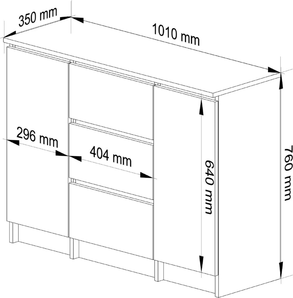 Komoda Girgo - výber z 5 prevedení