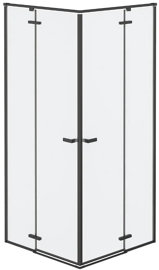 Sprchový kút štvorcový Beta2 90x90195 black