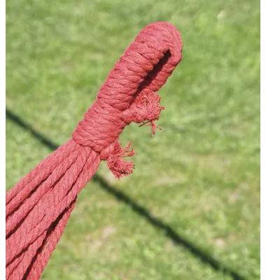 Hojdacia sieť Textil 200x100 cm červeno-žltá