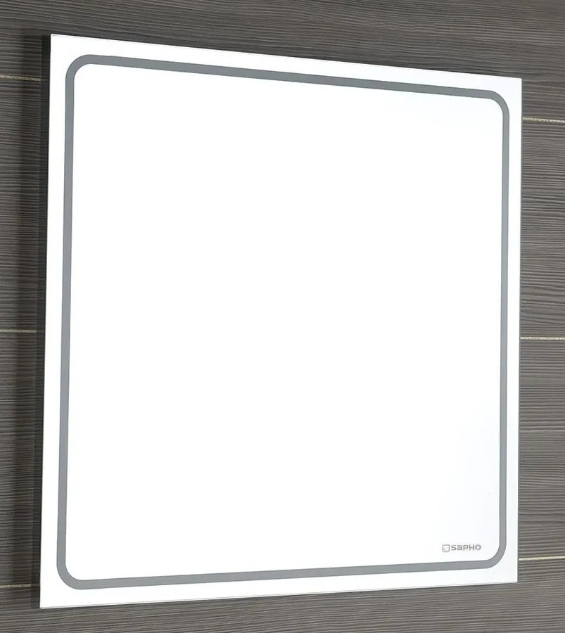 Sapho Sapho, GEMINI LED podsvietené zrkadlo 700x700mm, GM070