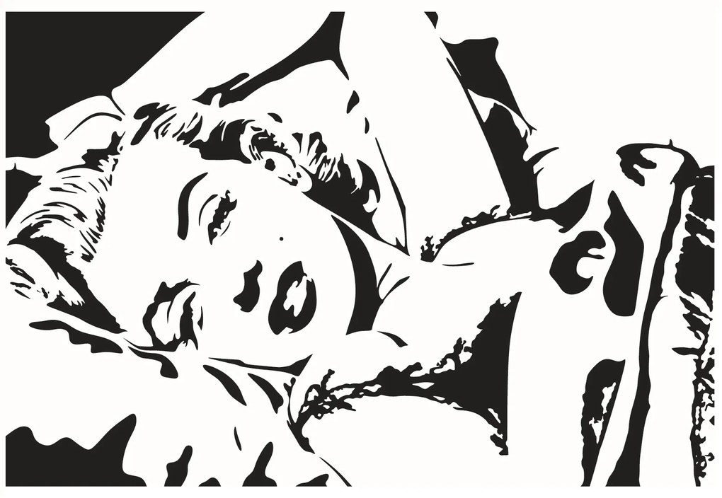 Samolepka na stenu "Marilyn Monroe" 39x58 cm