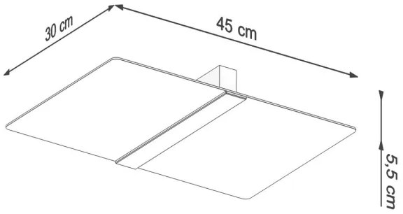 Sollux SL.1007 - Stropné svietidlo AZALIA 2xG9/40W/230V