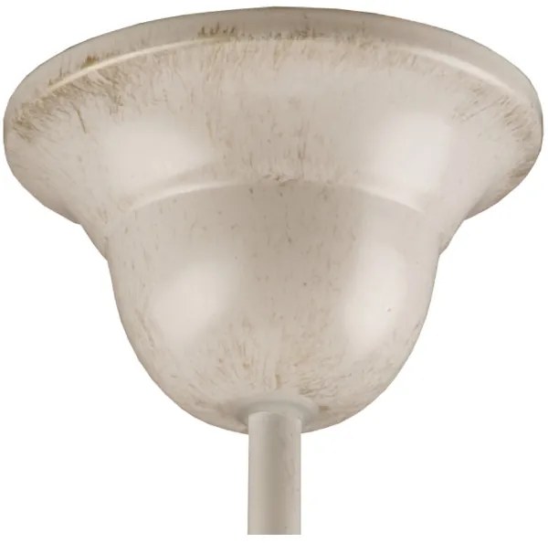 Brilagi - LED Luster na tyči ANTICO 1xE27/60W/230V biela patina