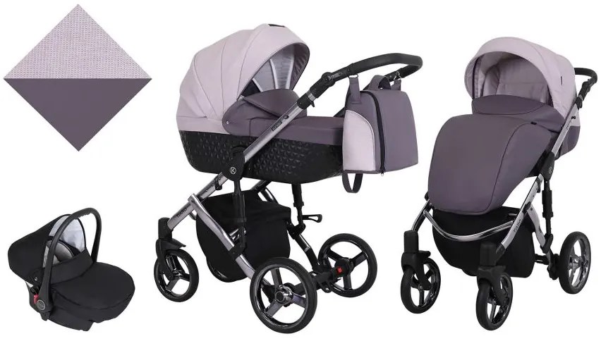 Kočík Kunert Tiaro Premium graphite frame 3v1 - 02