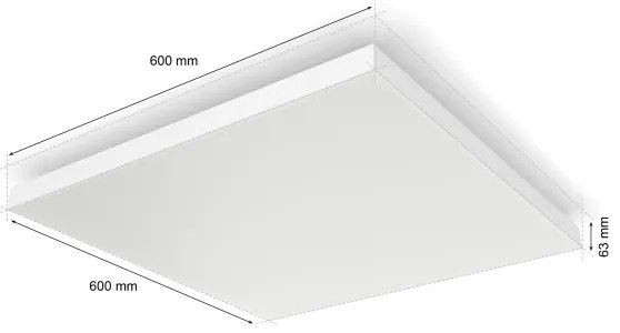 Philips - LED RGBW Stmievateľné stropné svietidlo Hue DATURA LED/67W/230V