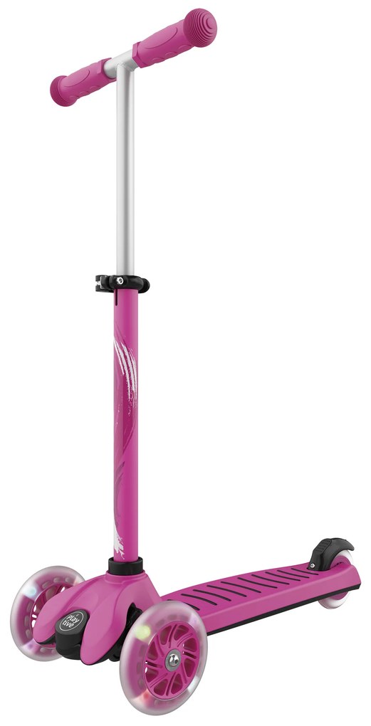 Playtive Detská kolobežka s LED kolieskami (ružová)  (100362858)