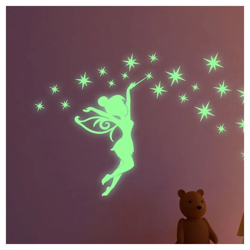 Sada svietiacach samolepiek Ambiance Fairytale