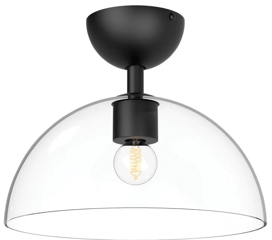Alora Mood ALM-JUDE-SF-MB-CL-Strop. stropné svietidlo JUDE 1xE27/60W/230V priemer 30,5 cm čierne
