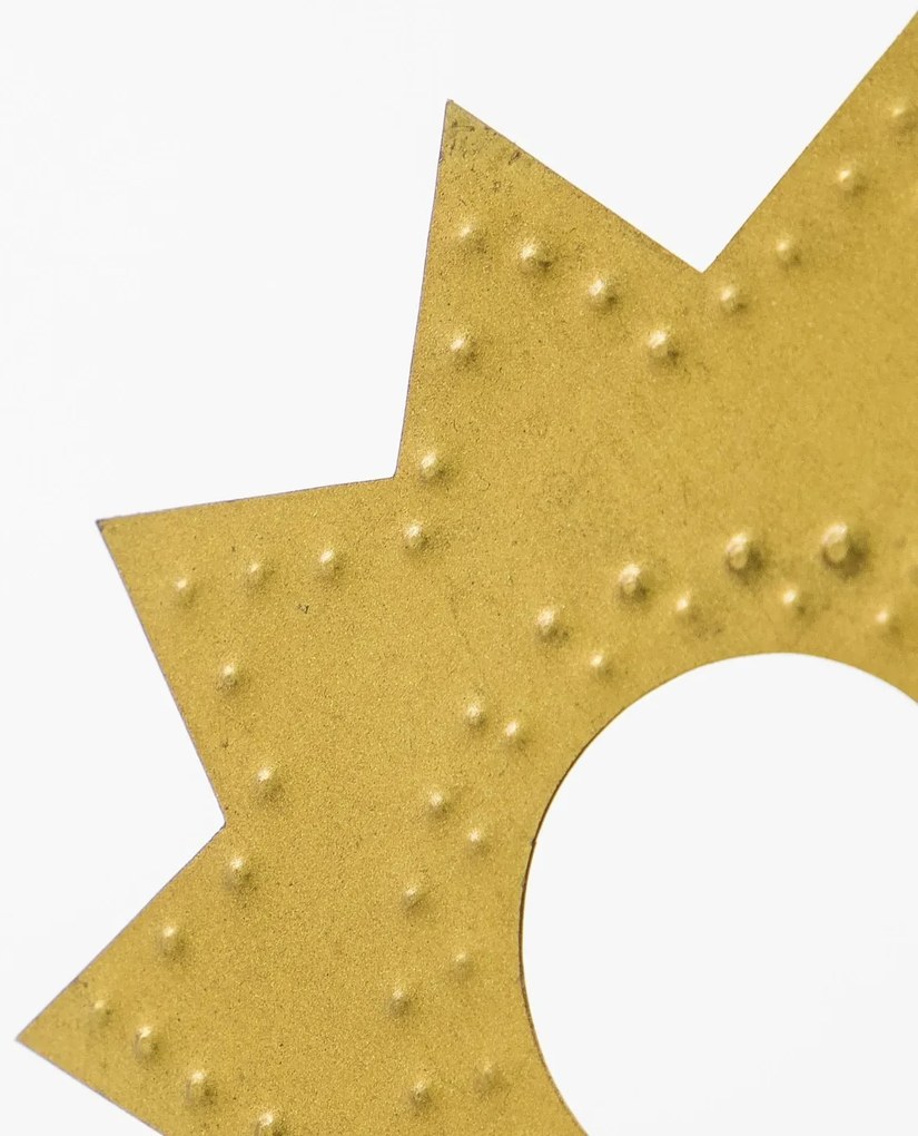 House Doctor Ochranný krúžok na sviečku Antique Brass – set 4 ks