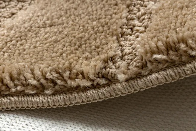 Kúpeľňový koberček SUPREME WAVES vlny, béžový