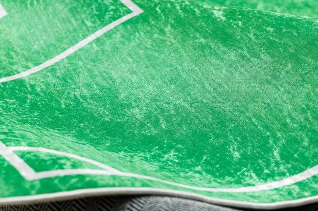 Detský koberec protišmykový BAMBINO 9731 futbalové ihrisko, zelený