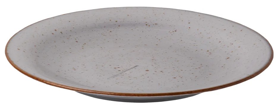 Tanier plytký 25 cm sivý - Hotel Inn Chic farebný - 492195