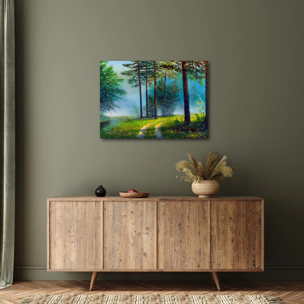 Obraz - Olejomaľba krajiny (70x50 cm)