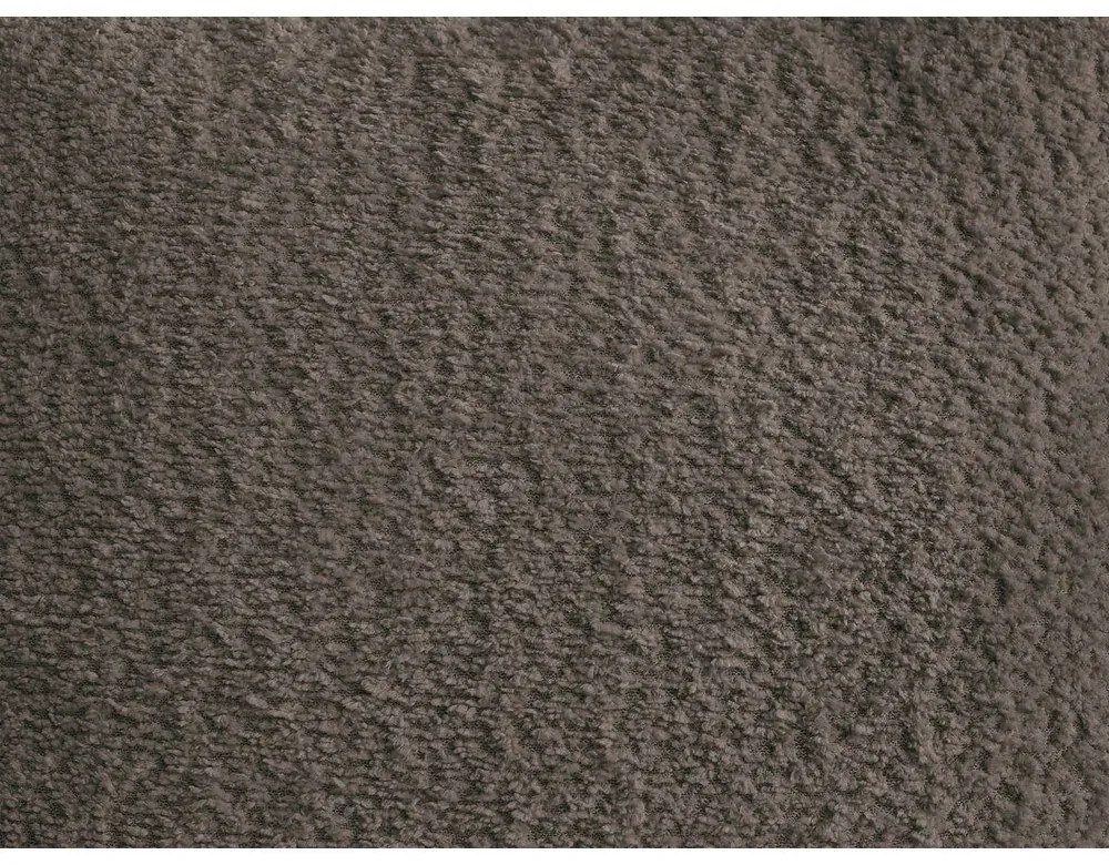 Hnedá rozkladacia/s úložným priestorom rohová pohovka z textílie buklé (pravý roh/s leňoškou) Roxelane – Bobochic Paris