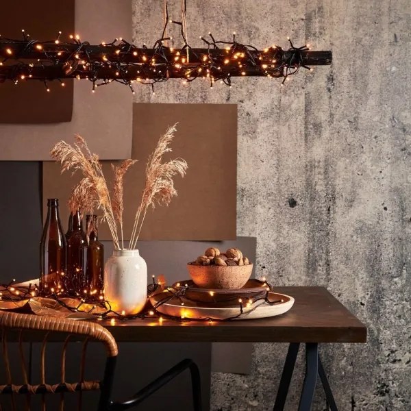 Eglo 411518 - LED vonkajší svetelný reťazec GOLDEN 1200xLED 29 m IP44 teplá biela