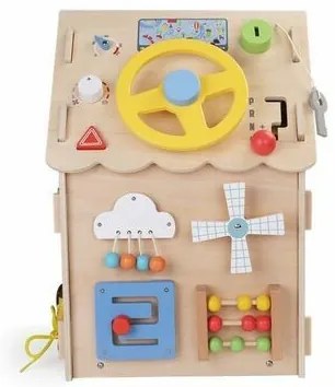 2Kids Toys Activity board Domček prírodná