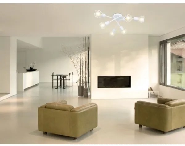 Globo 54802W-6 - Prisadený luster XARA 6xE14/40W/230V