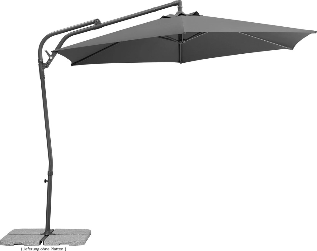 XXXLutz ZÁVESNÝ SLNEČNÍK 278/263/300 cm - Online Only záhrada - 002387023903