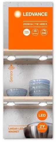Ledvance - LED Stmievateľné osvetlenie nábytku so senzorom LINEAR 2xLED/3,5W/230V