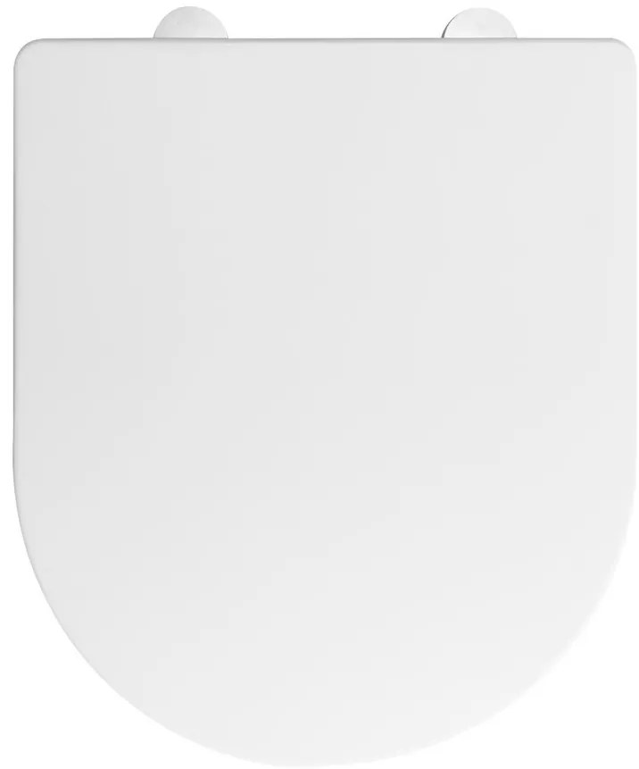 Aqualine Aqualine, VERMET WC sedátko, Soft Close, biela, VRS008