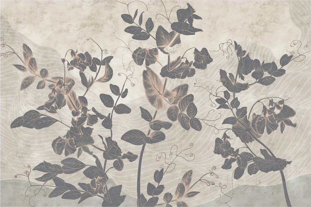 Obraz - Texturované listy (90x60 cm)