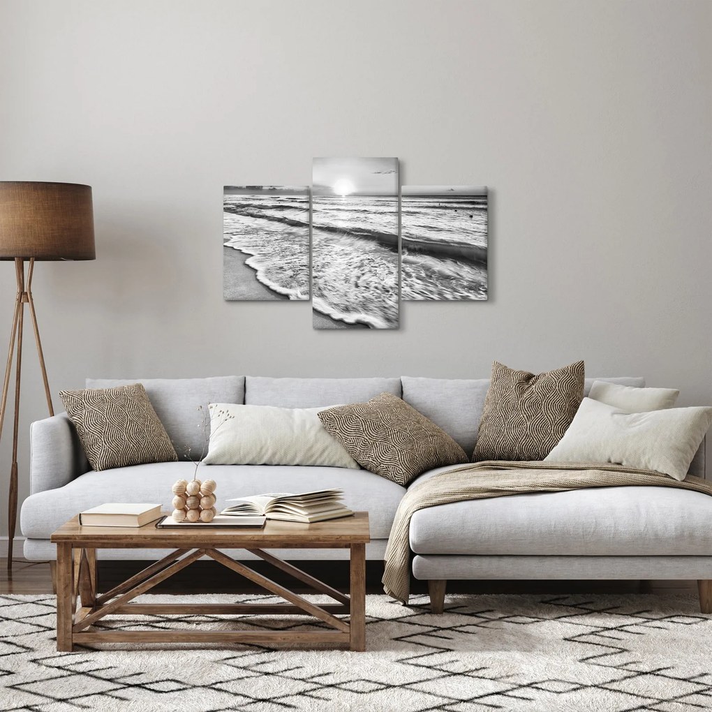 Obraz - Západ slnka pri mori (90x60 cm)