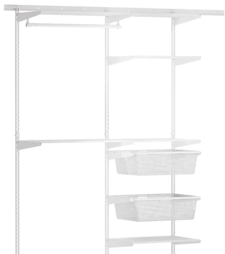 Nástenný regál do práčovne 200x120x40 cm TOPTRACK