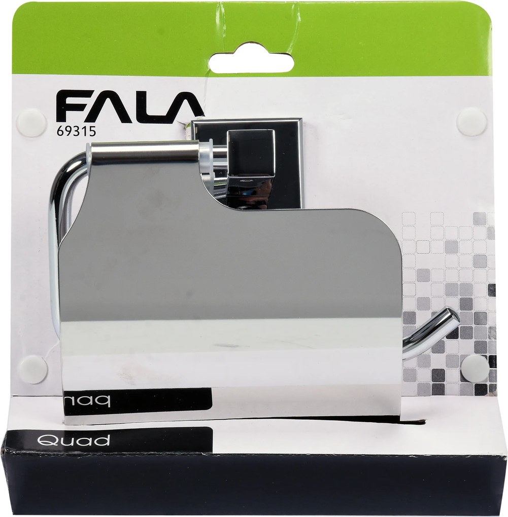 Fala Držák toaletního papíru s krytem Quad Chrom TO-69315