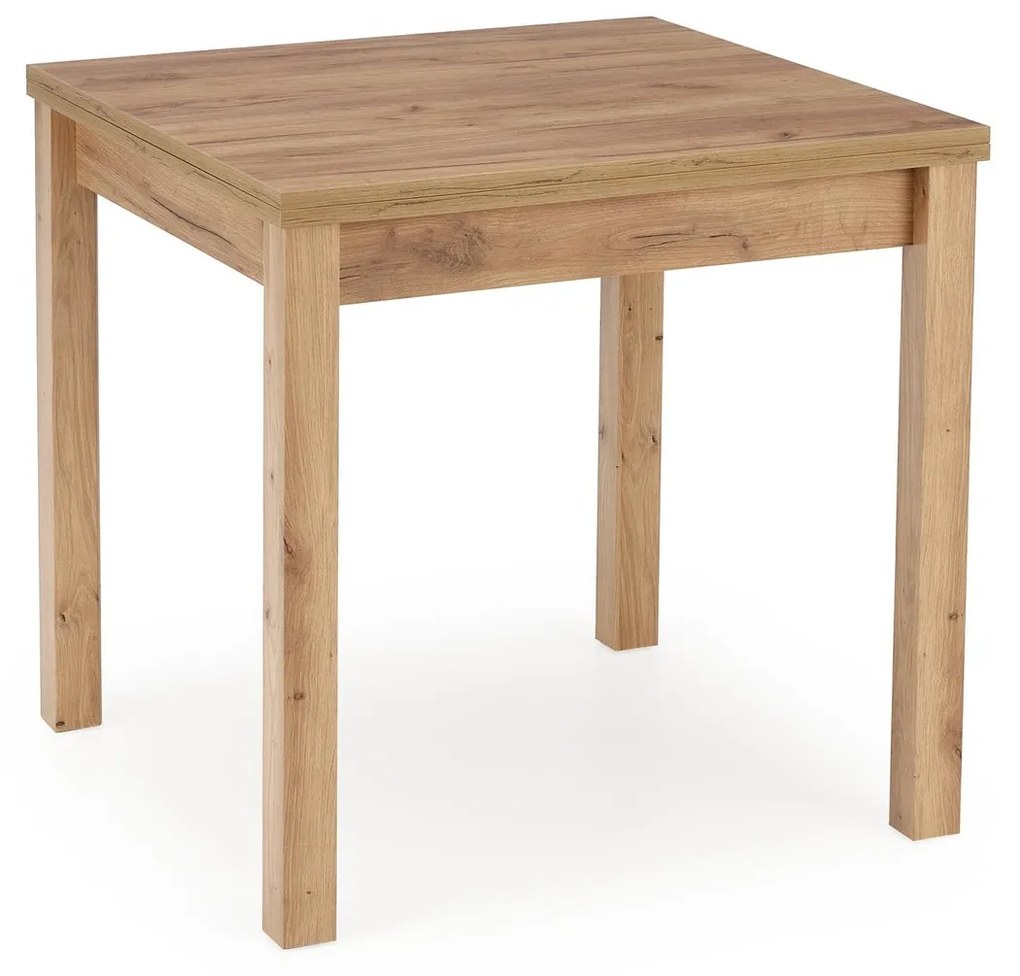 Rozkladací jedálenský stôl GRACJAN 80/160 cm dub craft