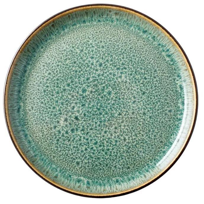 Zelený kameninový tanier Bitz Mensa, ø 17 cm
