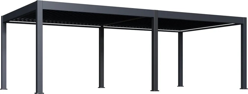 Luxusná ELEKTRICKÁ bioklimatická pergola PRESTIGE 8x4 m, hliník - voľne stojaca