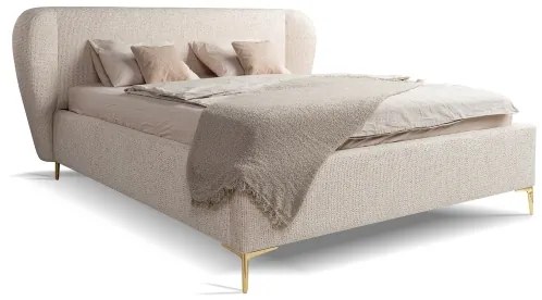 Čalúnená posteľ bez matraca DALIA 180x200 cm béžová