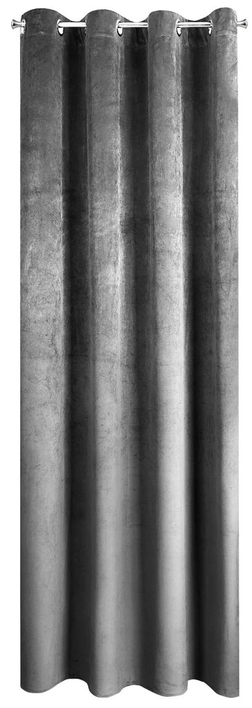 ZATEMŇOVACÍ ZÁVES NA KRÚŽKOCH PIERRE 140X250 CM SIVÁ