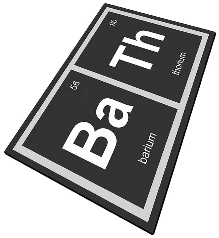 Čierna kúpeľňová predložka 70x120 cm Barium – Foutastic