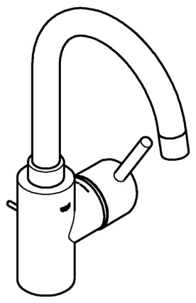 GROHE 32629002 - Umývadlová batéria CONCETTO veľkosť L lesklý chróm